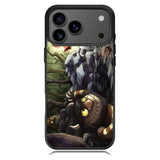 Where the Wild Things Are cartoon WALLPAPER iPhone 17 Pro Case BC2757