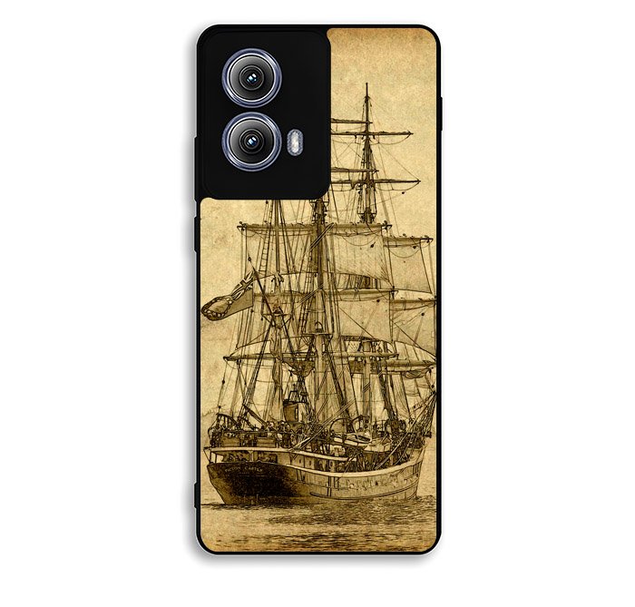Vintage old ship Motorola Moto Edge 2024 Case FE2594