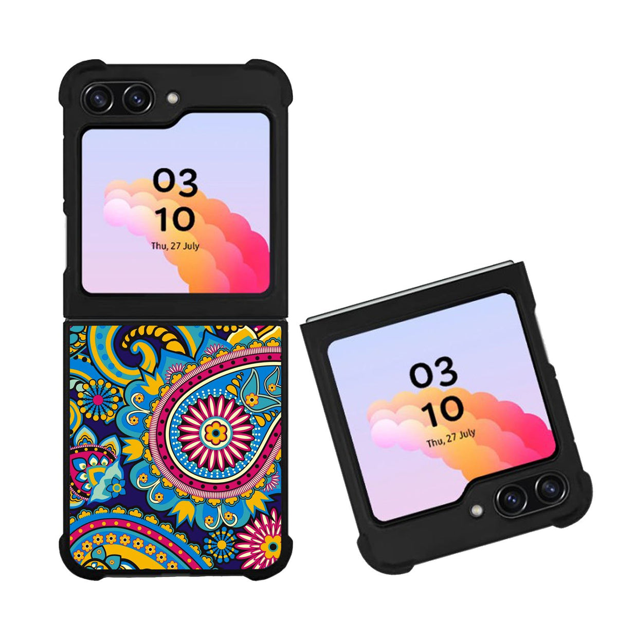 Vintage Paisley Cute Twitter Case Samsung Galaxy Z Flip 5 5G BC2756