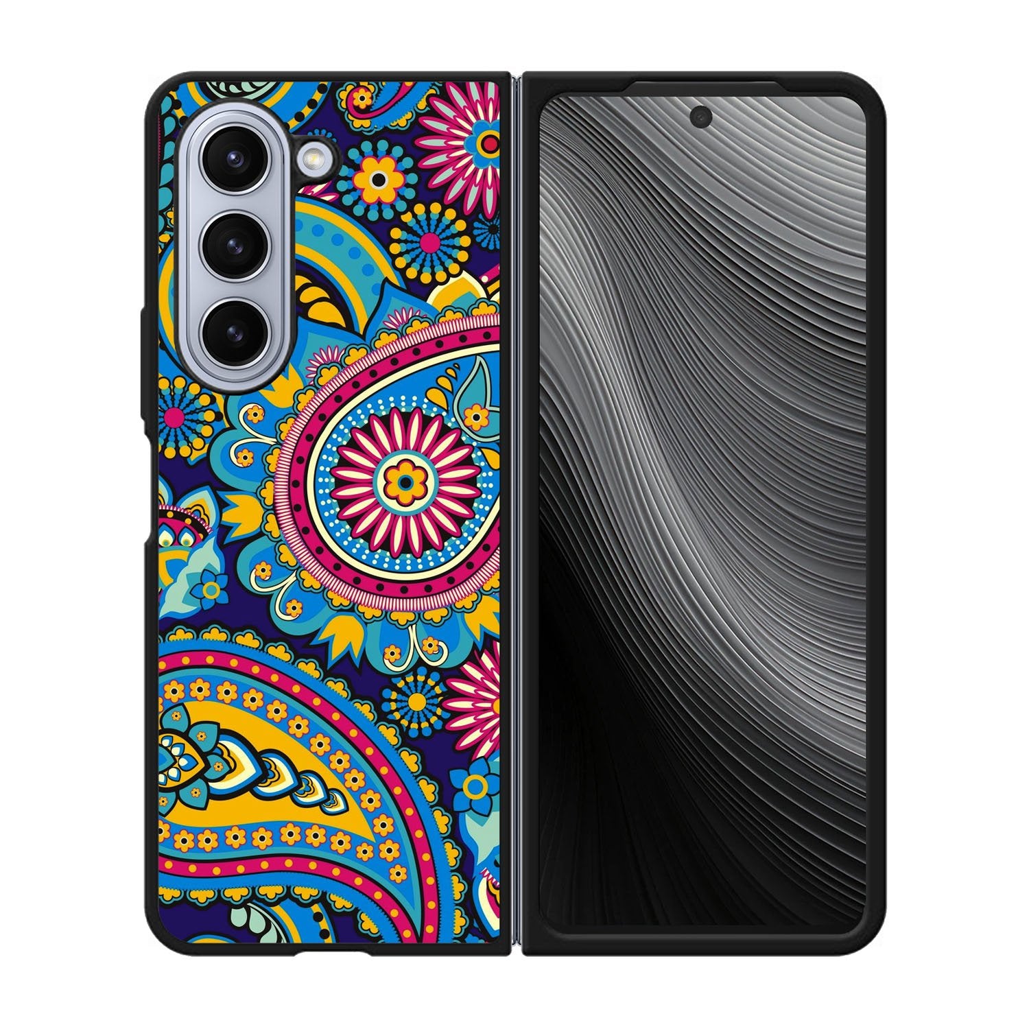 Vintage Paisley Cute Twitter Case Samsung Galaxy z Fold 5 5G BC2756