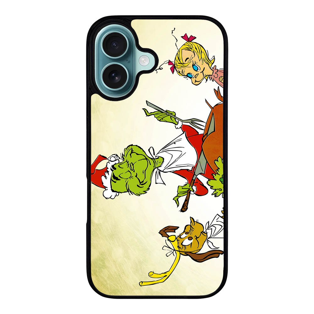 the grinch cartoon Case iPhone 16 Plus BC2748