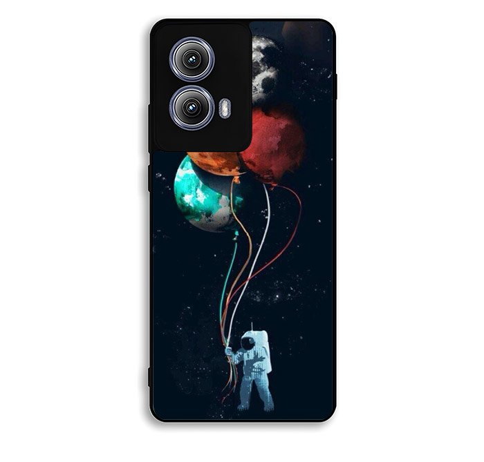 astronaut moon Motorola Moto Edge 2024 Case BC2745