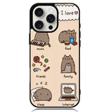 pusheen cat wallpaper Case iPhone 16 Pro BC2744
