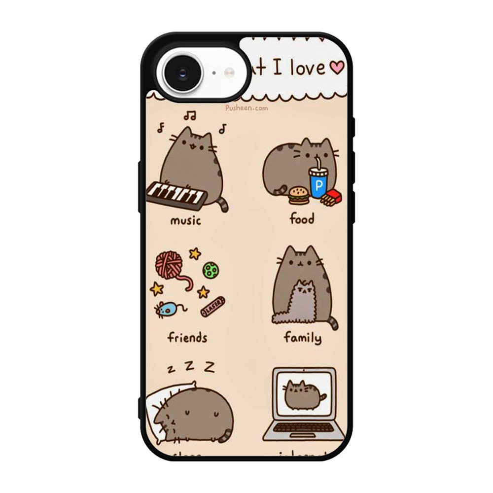 pusheen cat wallpaper iPhone 17e Case BC2744