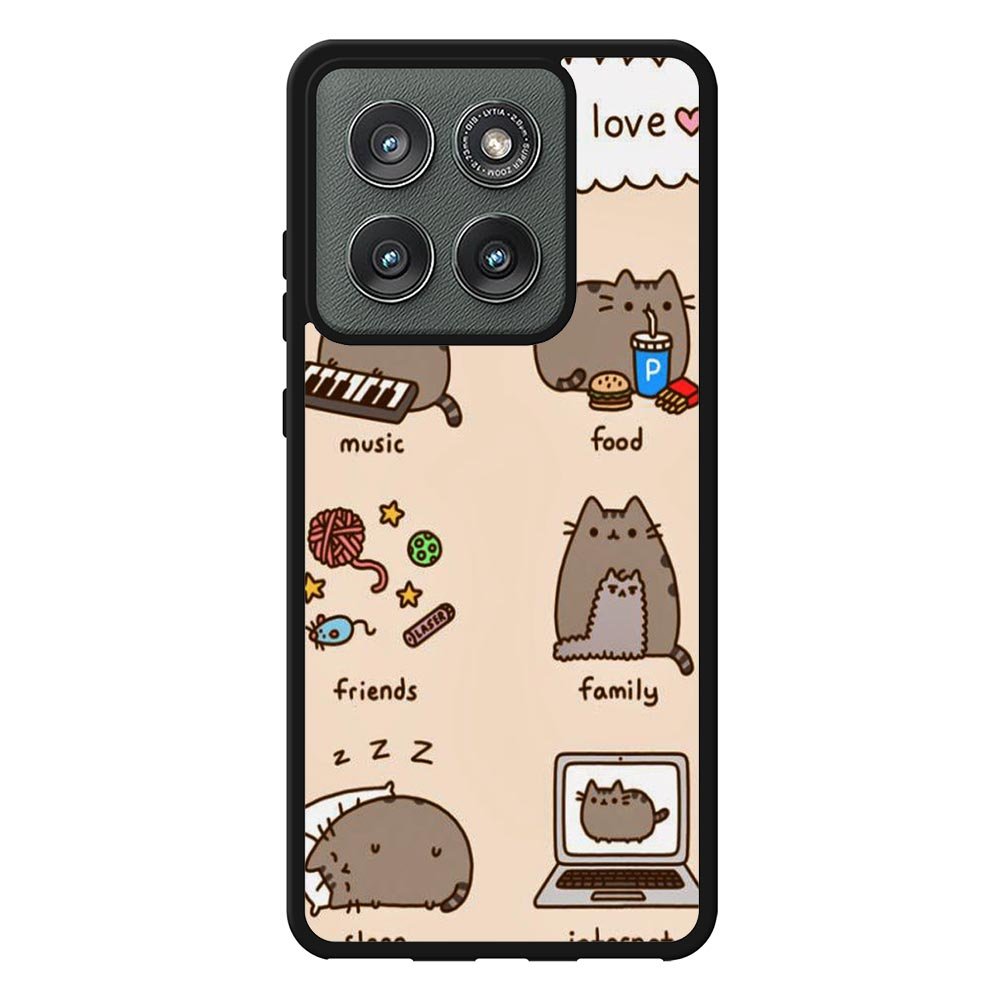 pusheen cat wallpaper Case Motorola Moto Edge 2025 BC2744