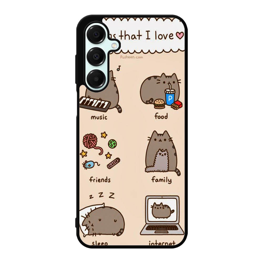 pusheen cat wallpaper Samsung Galaxy A16 Case BC2744