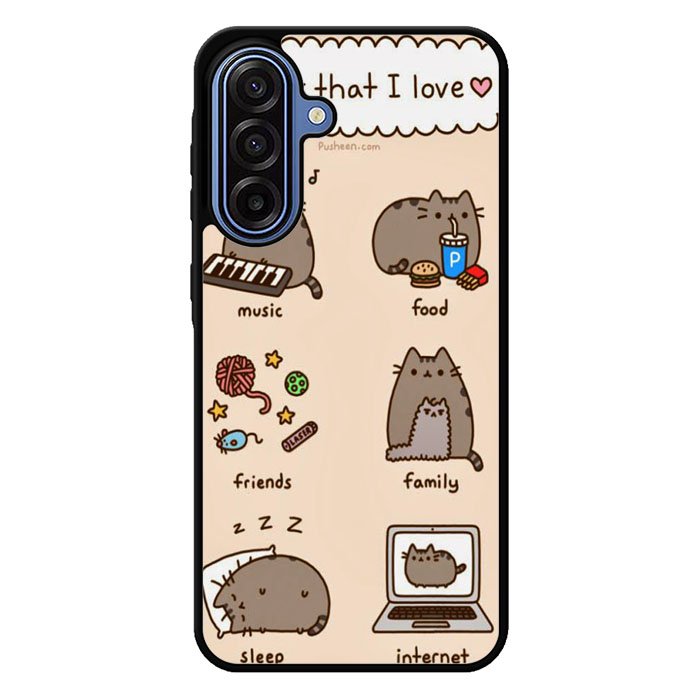 pusheen cat wallpaper Samsung Galaxy A17 5G Case BC2744
