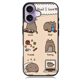 pusheen cat wallpaper iPhone 17 Case BC2744