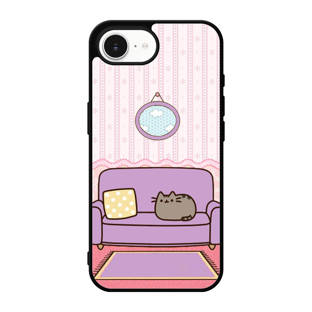 pusheen cat wallpaper iPhone 16e Case BC2743