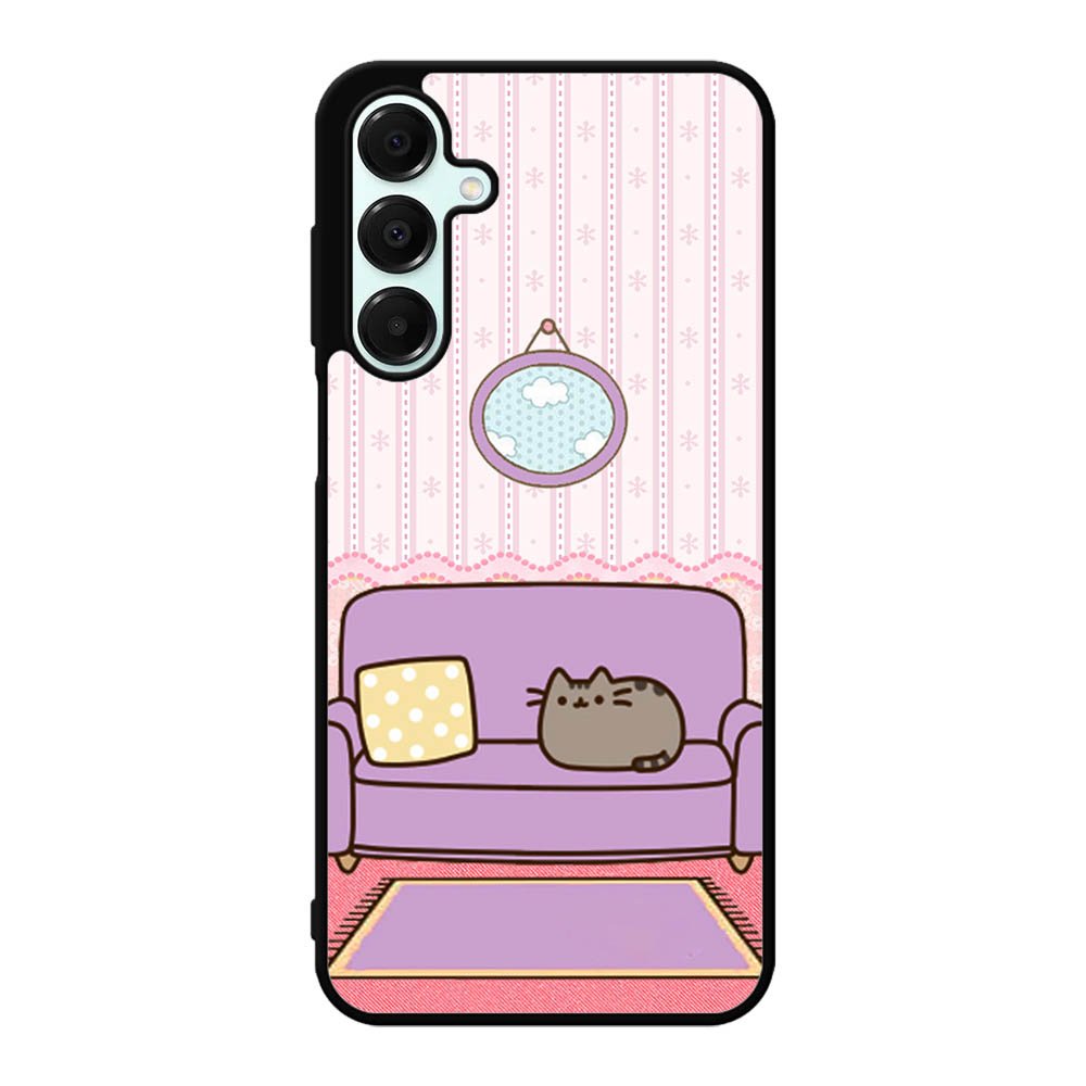 pusheen cat wallpaper Samsung Galaxy A16 Case BC2743