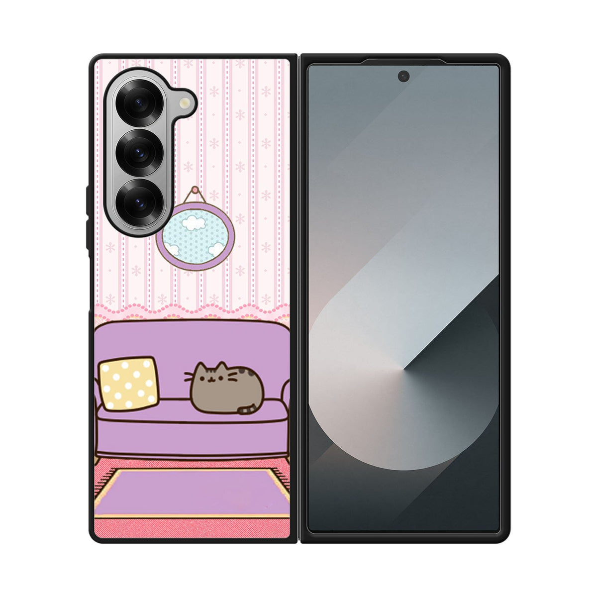 pusheen cat wallpaper Case Samsung Galaxy Z Fold 6 5G BC2743