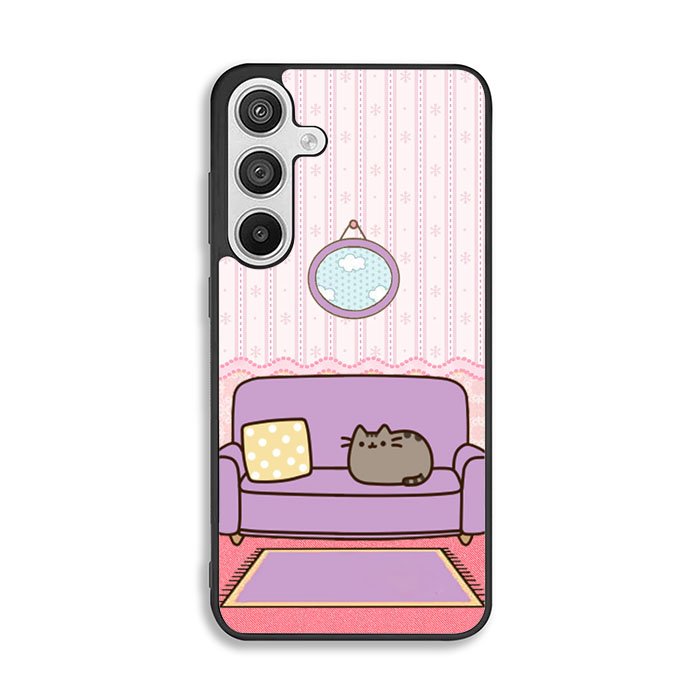 pusheen cat wallpaper Samsung Galaxy A26 Case BC2743