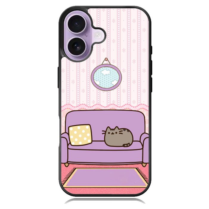 pusheen cat wallpaper iPhone 17 Case BC2743