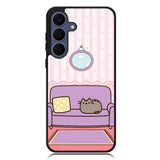 pusheen cat wallpaper Samsung Galaxy S25 FE Case BC2743
