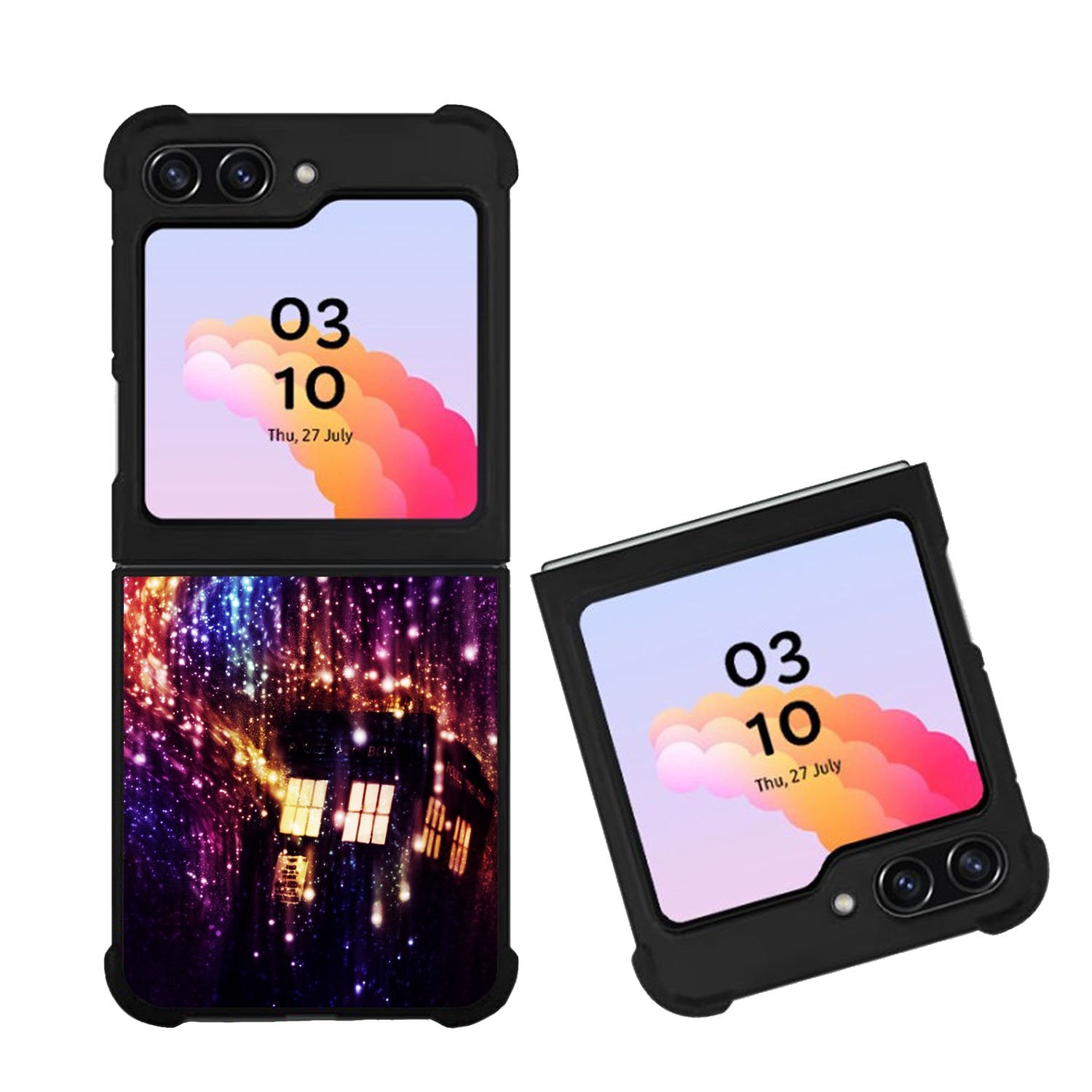 doctor who tardis in space Case Samsung Galaxy Z Flip 5 5G BC2740