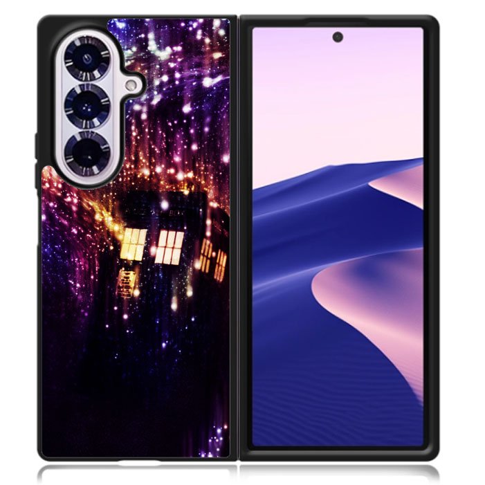 doctor who tardis in space Samsung Galaxy Z Fold 7 5G Case BC2740
