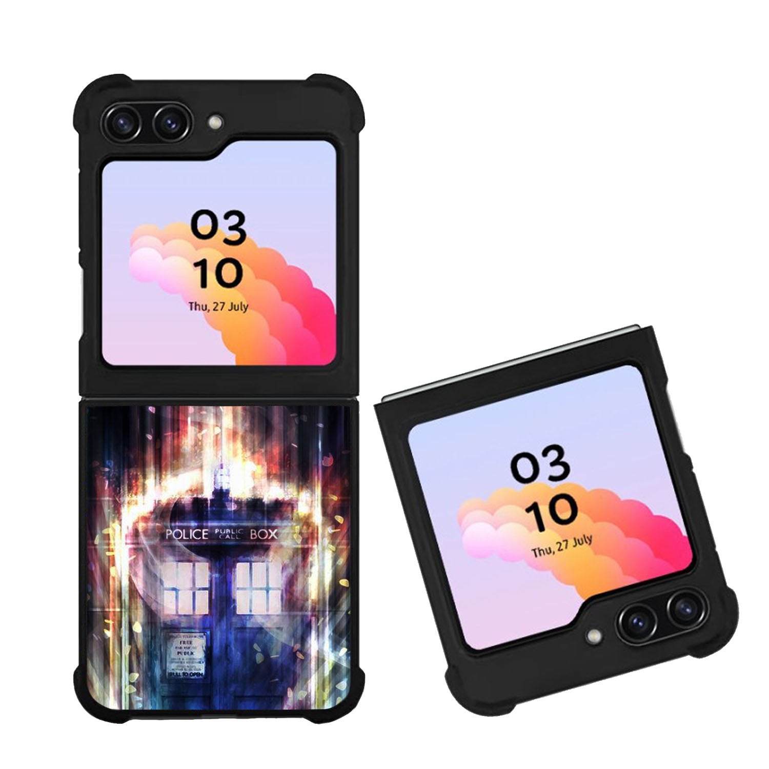 doctor who tardis in space Case Samsung Galaxy Z Flip 5 5G BC2739