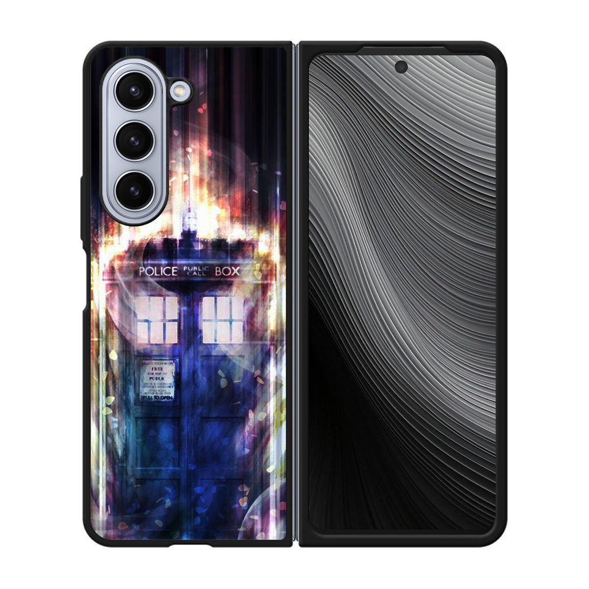 doctor who tardis in space Case Samsung Galaxy z Fold 5 5G BC2739