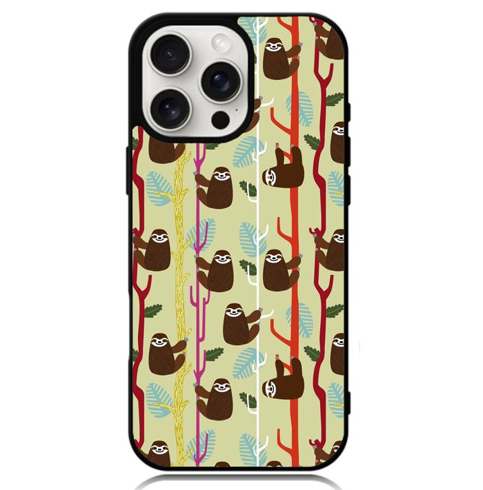 sloth wallpaper Case iPhone 16 Pro Max BC2736