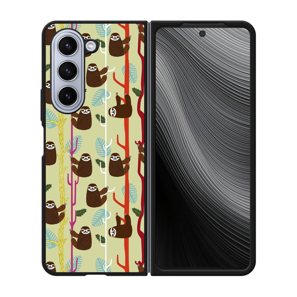sloth wallpaper Case Samsung Galaxy z Fold 5 5G BC2736