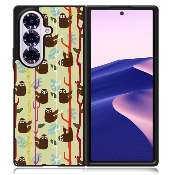 sloth wallpaper Samsung Galaxy Z Fold 7 5G Case BC2736