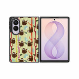 sloth wallpaper Samsung Galaxy Z Fold 8 Case BC2736