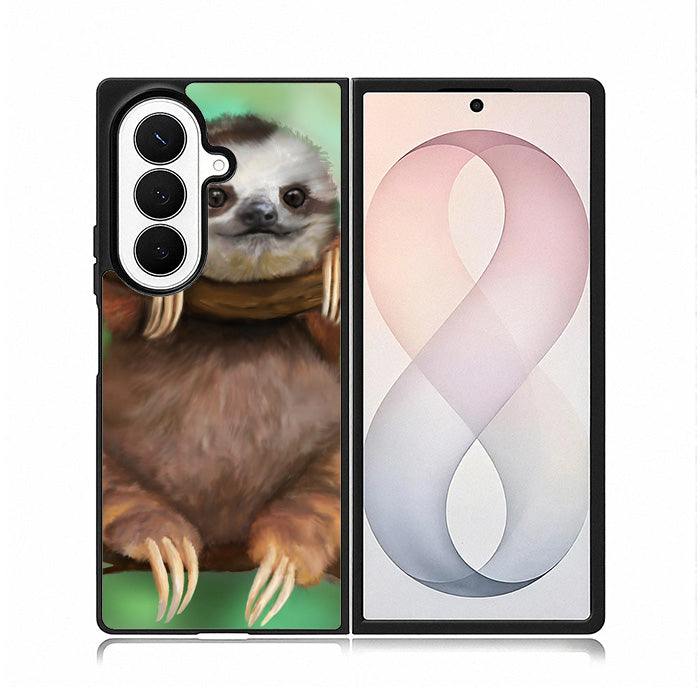 sloth wallpaper Samsung Galaxy Z Fold 8 Ultra Case BC2735