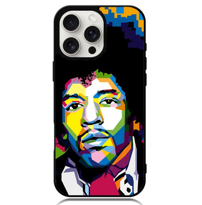 Jimi Hendrix Case iPhone 16 Pro BC2733