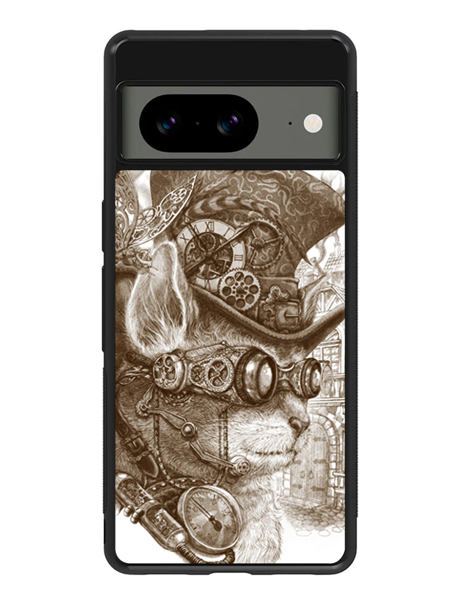 Steampunk cats Google Pixel 8a Case