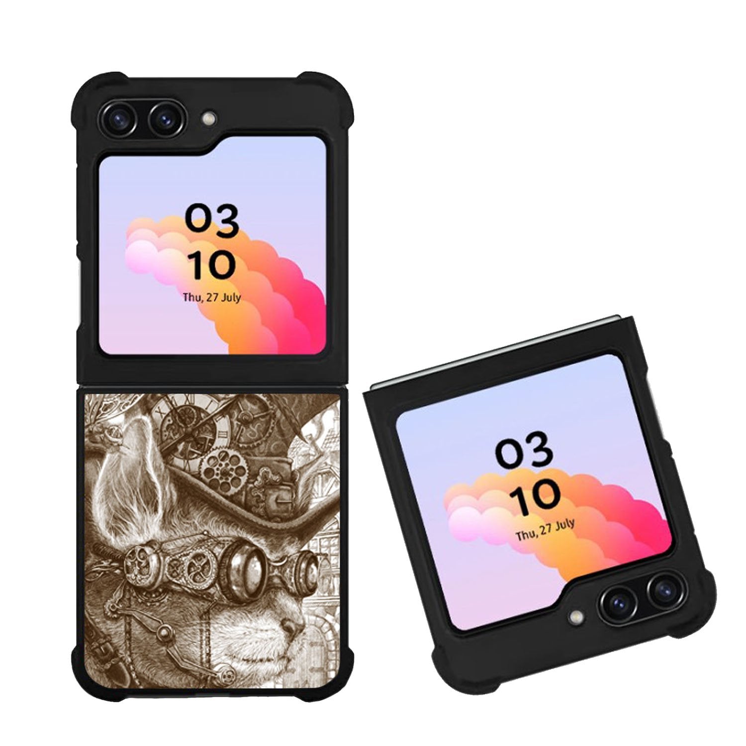 Steampunk cats Case Samsung Galaxy Z Flip 5 5G BC2727