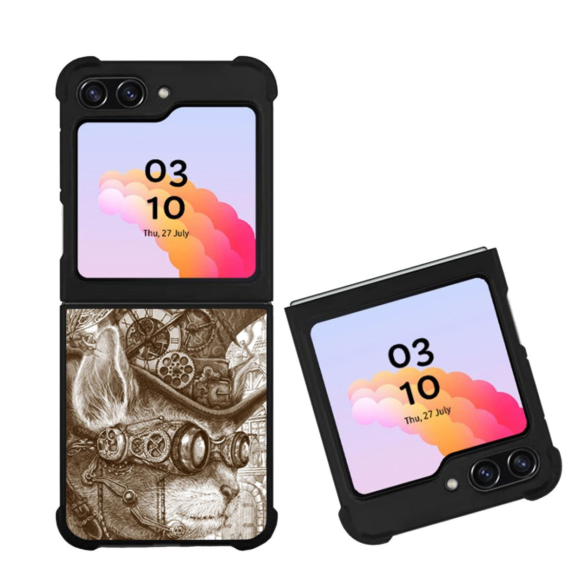 Steampunk cats Case Samsung Galaxy Z Flip 5 5G BC2727