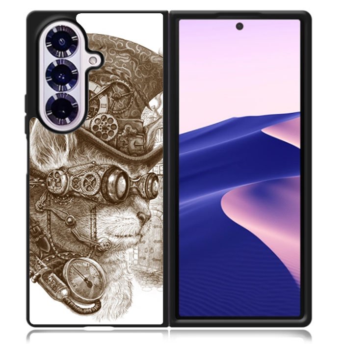 Steampunk cats Samsung Galaxy Z Fold 7 5G Case BC2727