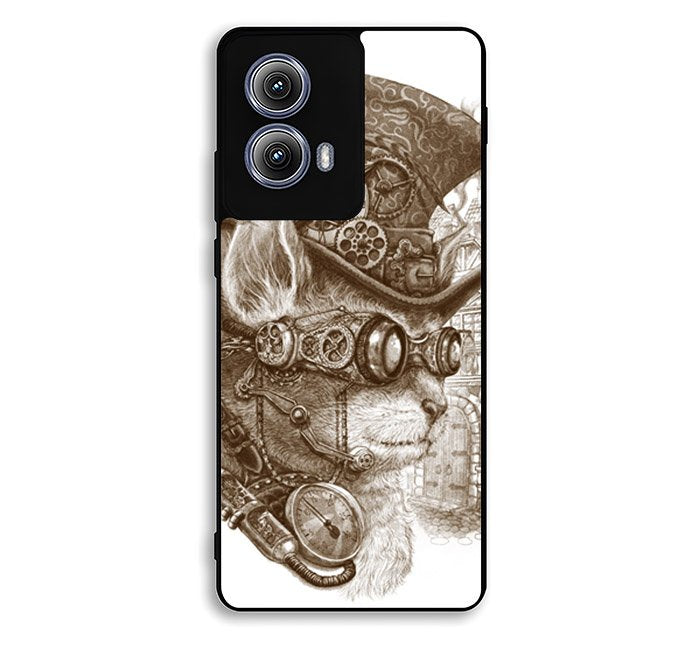 Steampunk cats Motorola Moto Edge 2024 Case FE3619