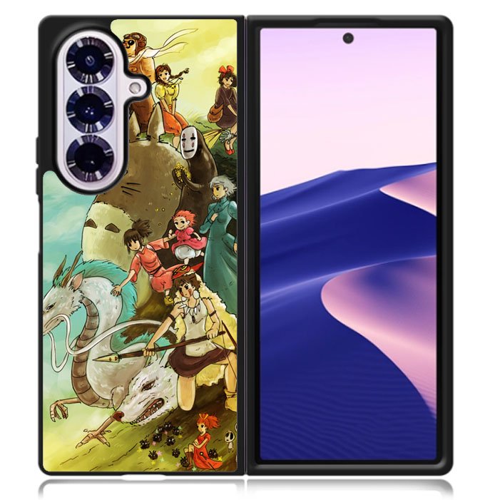 studio ghibli characters Samsung Galaxy Z Fold 7 5G Case BC2724