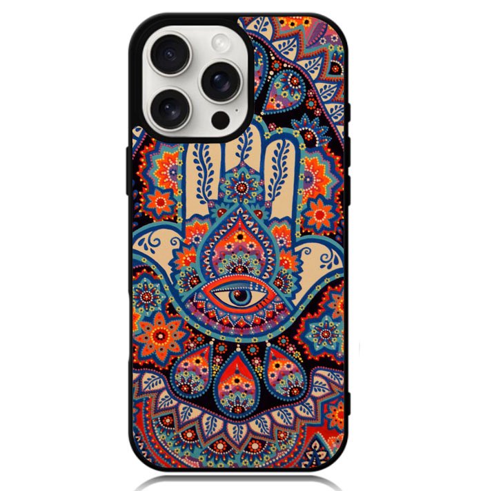 Evil Eye Hamsa Case iPhone 16 Pro Max BC2721