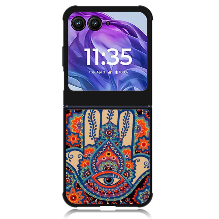 Evil Eye Hamsa Motorola Moto Razr 2024 , Moto Razr 50 Case