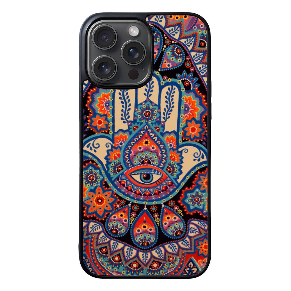 Evil Eye Hamsa Case iPhone 15 Pro BC2721