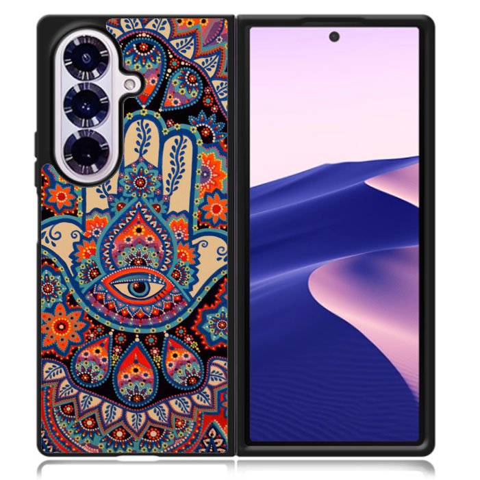 Evil Eye Hamsa Samsung Galaxy Z Fold 7 5G Case BC2721