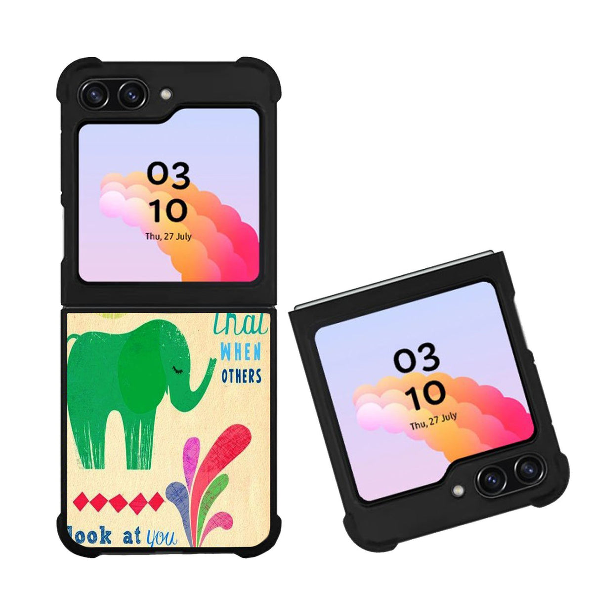 the happy elephant Case Samsung Galaxy Z Flip 5 5G BC2720