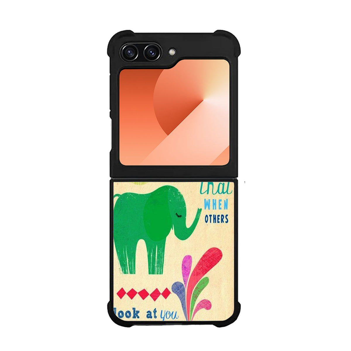 the happy elephant Case Samsung Galaxy Z Flip 6 5G BC2720
