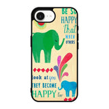 the happy elephant iPhone 16e Case BC2720