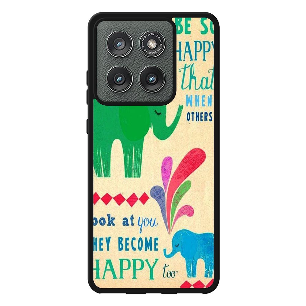 the happy elephant Case Motorola Moto Edge 2025 BC2720