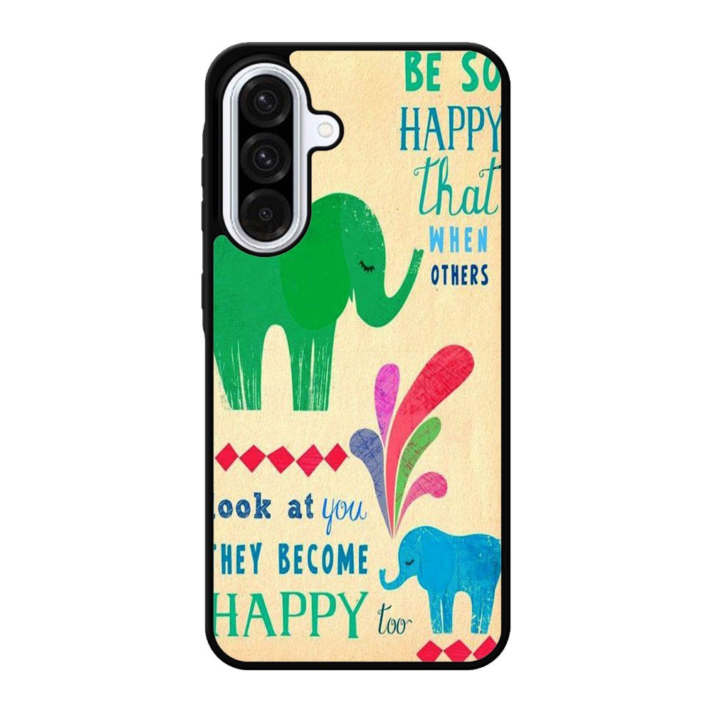 the happy elephant Samsung Galaxy A56 Case BC2720