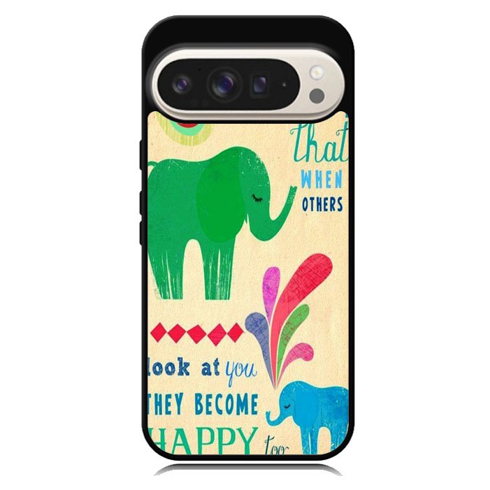 the happy elephant Google Pixel 10 | Google Pixel 10 Pro Case BC2720