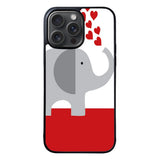 happy elephant love Case iPhone 15 Pro BC2719