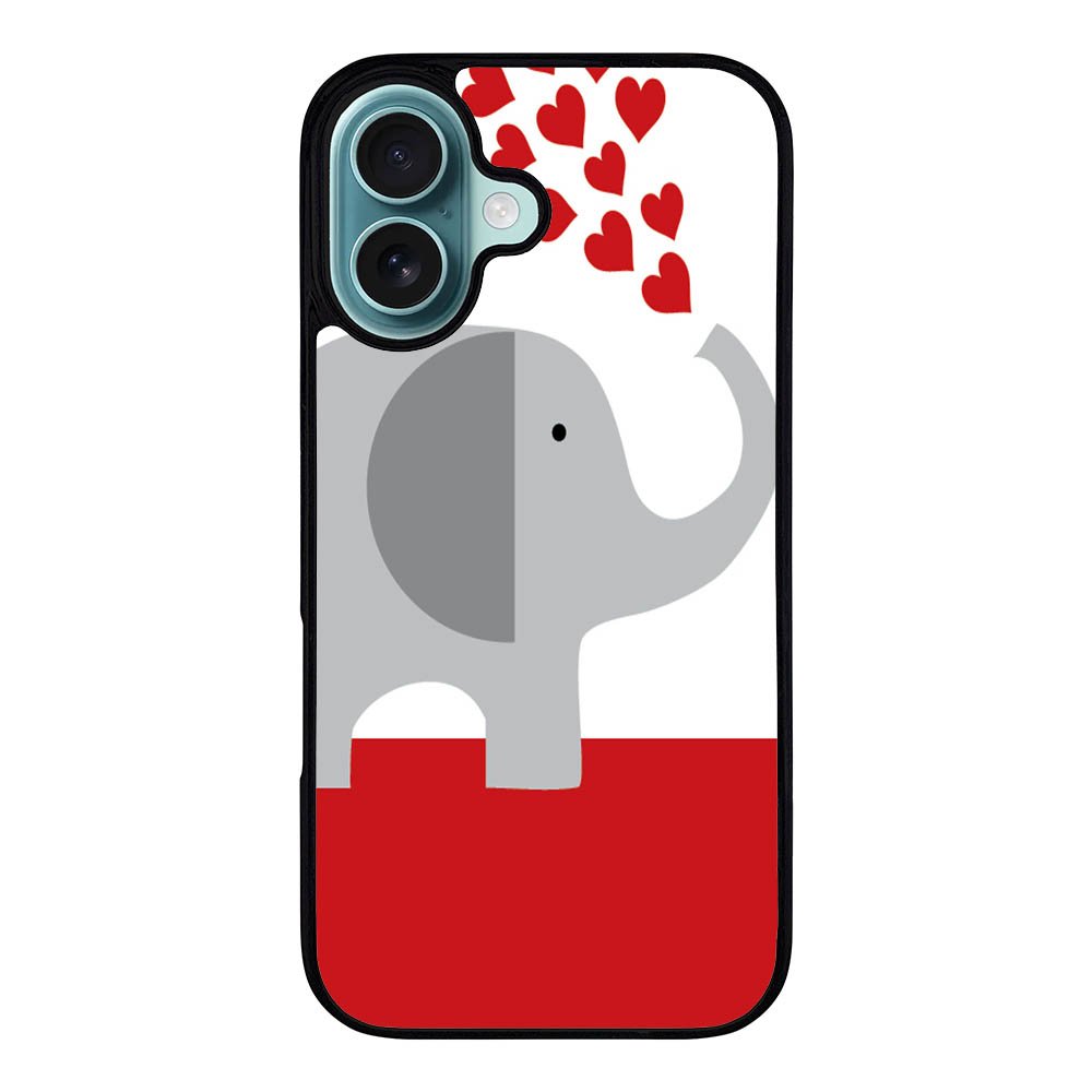 happy elephant love Case iPhone 16 Plus BC2719