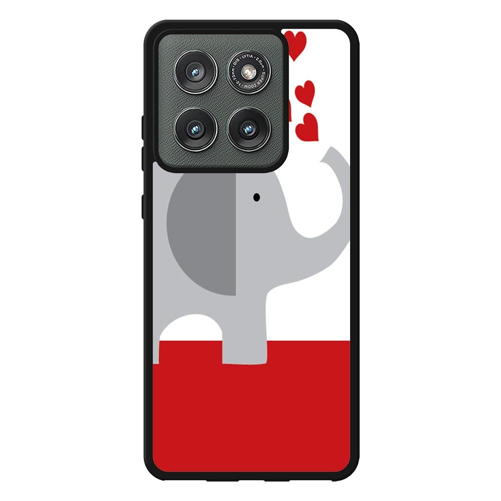 happy elephant love Case Motorola Moto Edge 2025 BC2719
