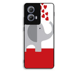 happy elephant love Motorola Moto Edge 2024 Case BC2719