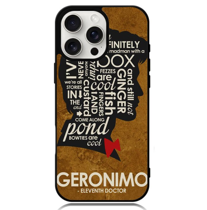 Doctor Who Quotes Case iPhone 16 Pro Max BC2717