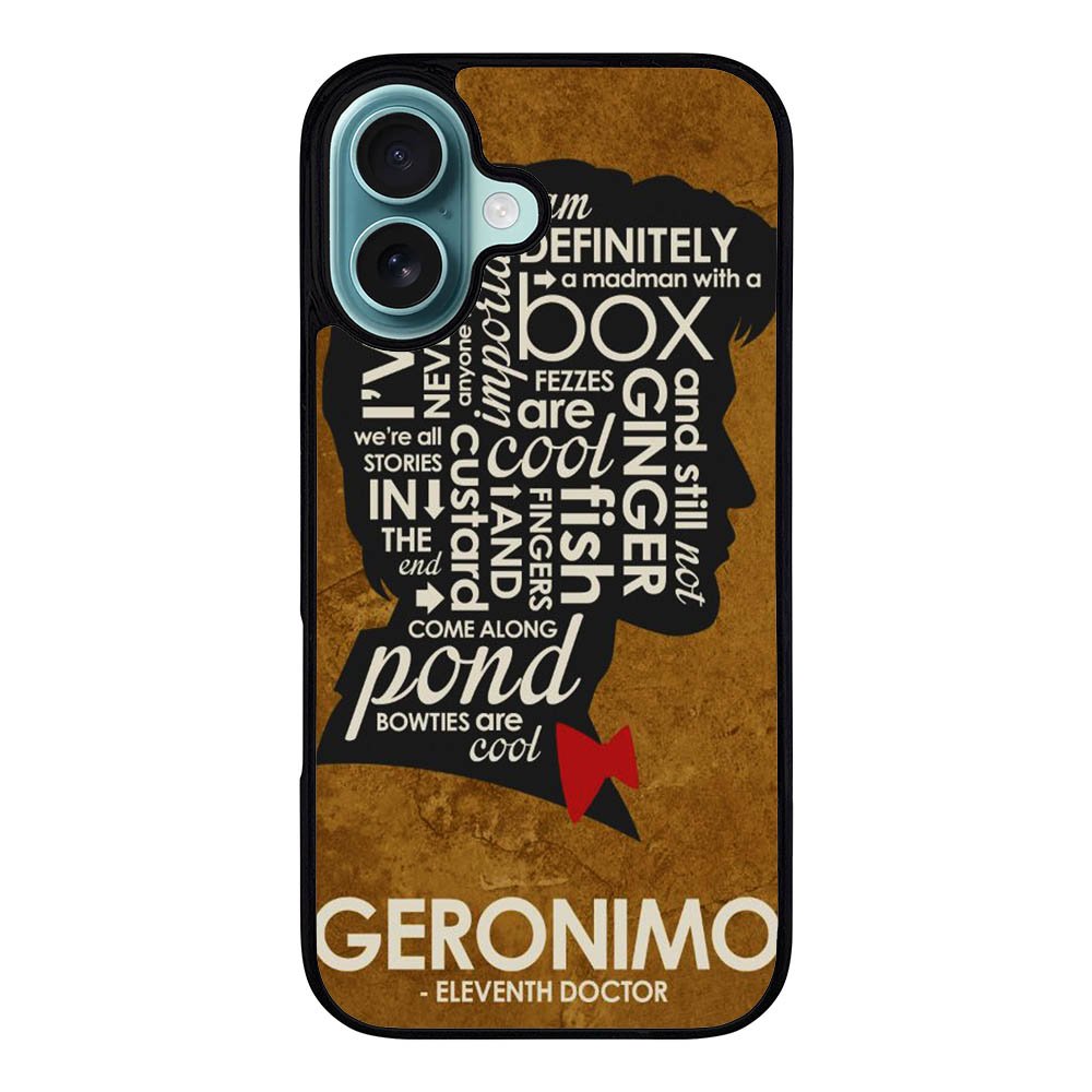 Doctor Who Quotes Case iPhone 16 Plus BC2717